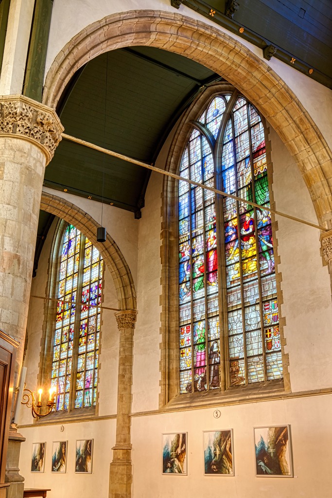 HDR sint-janskerk grote kerk sint-jan sint jan gouda glas in lood eglise church kerkfotografie pelerinage religie religion bedevaartsoord rooms katholiek protestant